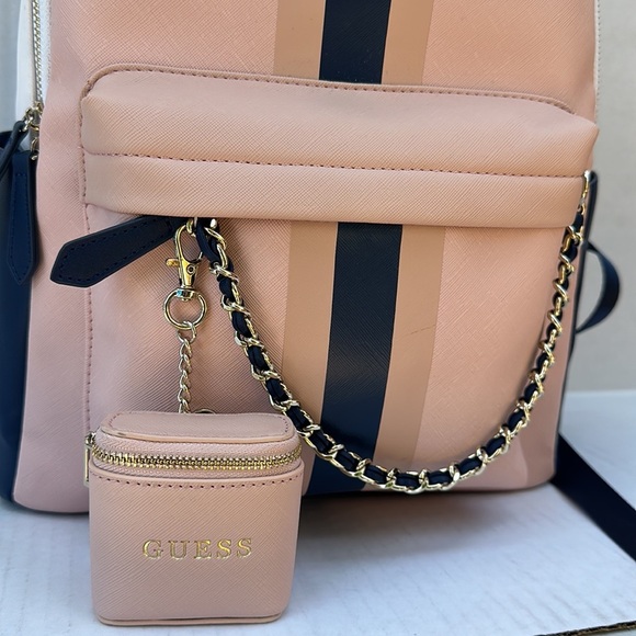 New GUESS Ella Faux-Leather Backpack - Picture 8 of 10